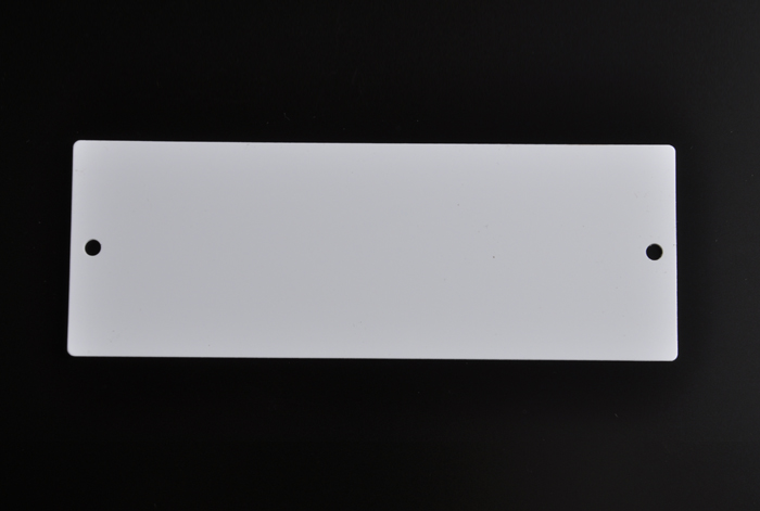 PVC標牌45125mm單邊各1孔 可打印標牌